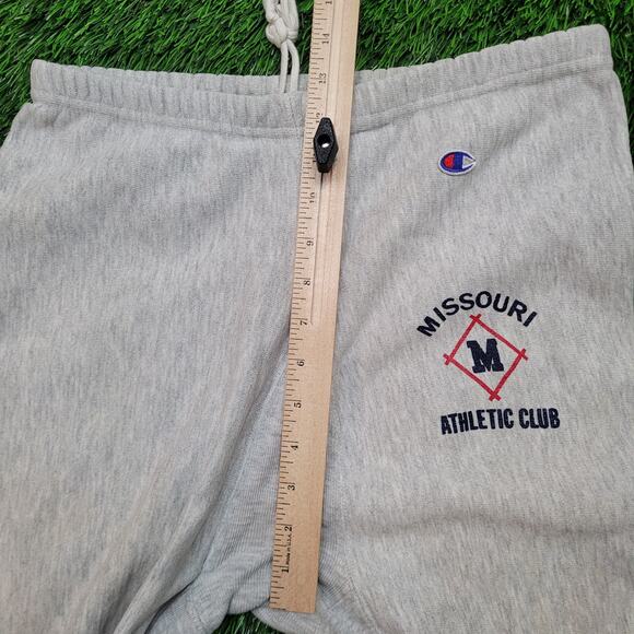 Vintage 80s Champion Reverse Weave Missouri Athletic Club Pants Mens Small - Picture 12 of 16